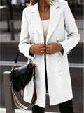 Winter Double-breasted Knee Length Overcoat