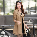 Double Breasted Flared Women's Coat