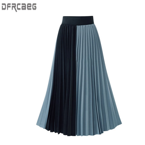 Elegant Midi Pleated Skirt