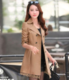 Double Breasted Flared Women's Coat