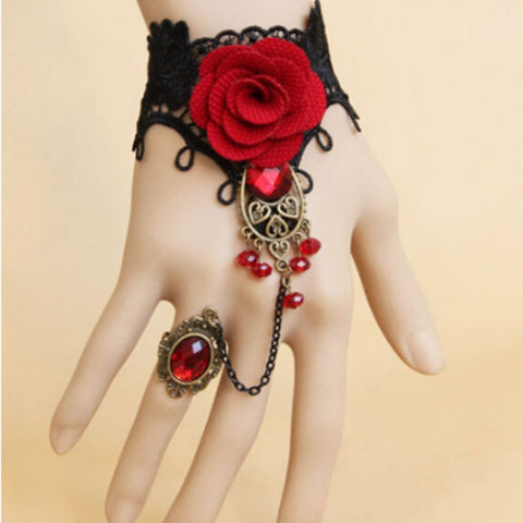 Sale! Lace Flower Hand Chain