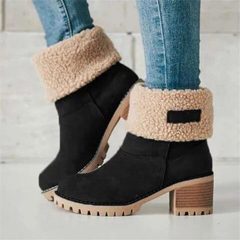Fur Lined Warm Winter Boots