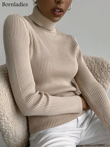 Turtleneck Women Sweater